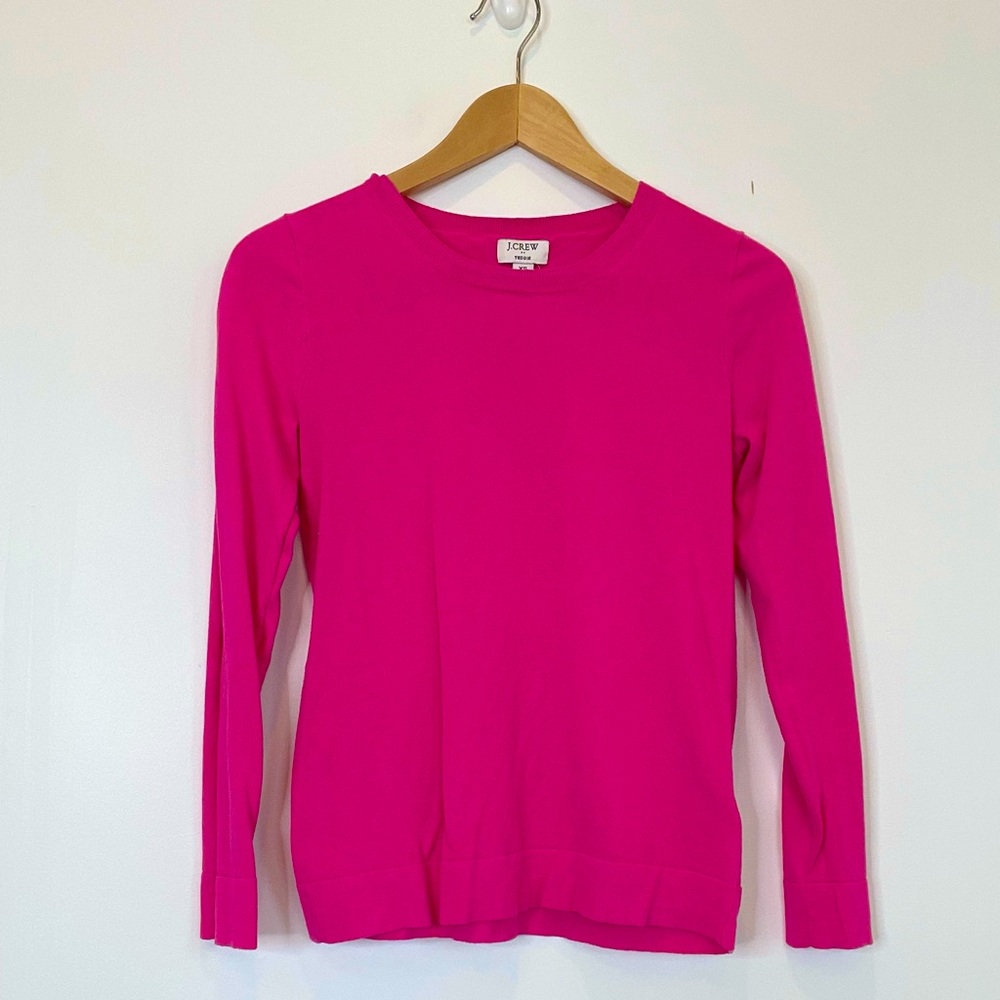 J. Crew Factory Teddie Sweater Pink XS